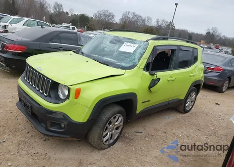 2017 Jeep Renegade Latitude 4X4 z USA, uszkodzony, nr VIN ZACCJBBB7HPF11862